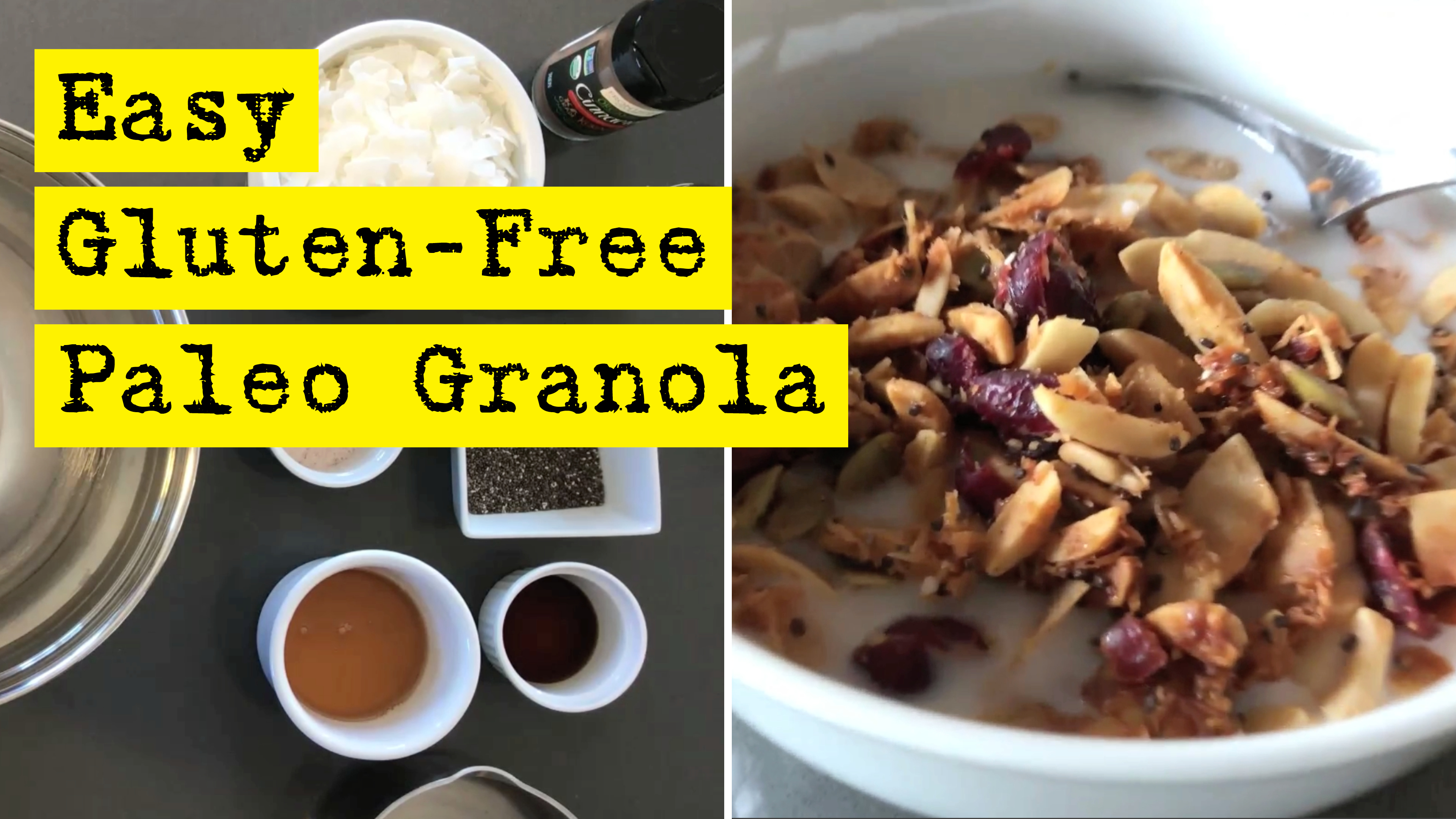 Easy Gluten-Free Granola Recipe by DIY Presto