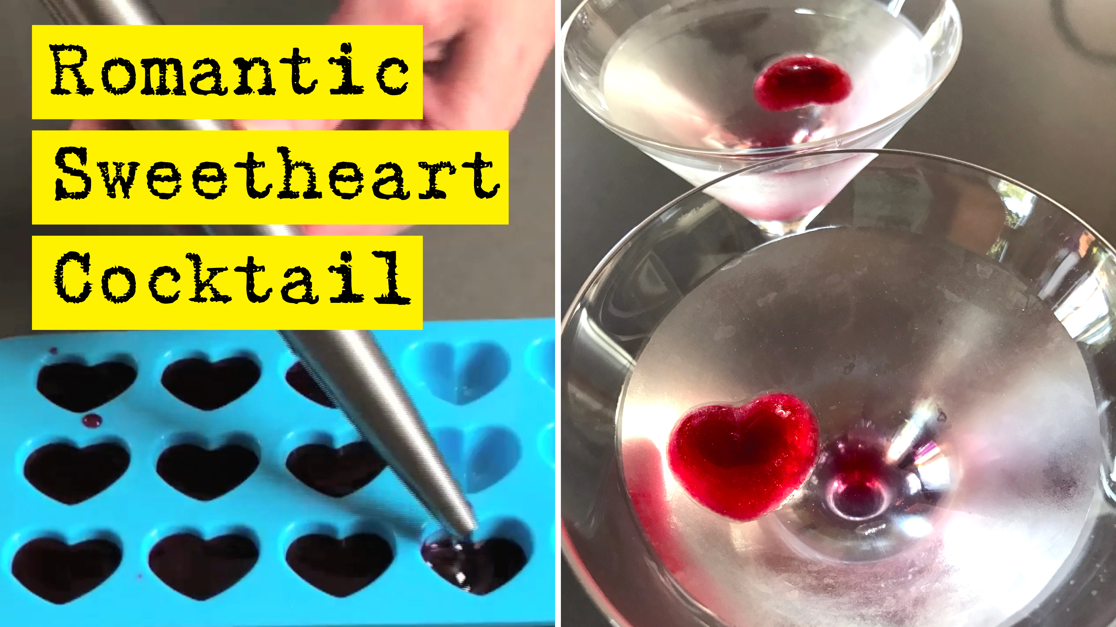 Romantic Sweetheart Cocktail by DIY Presto