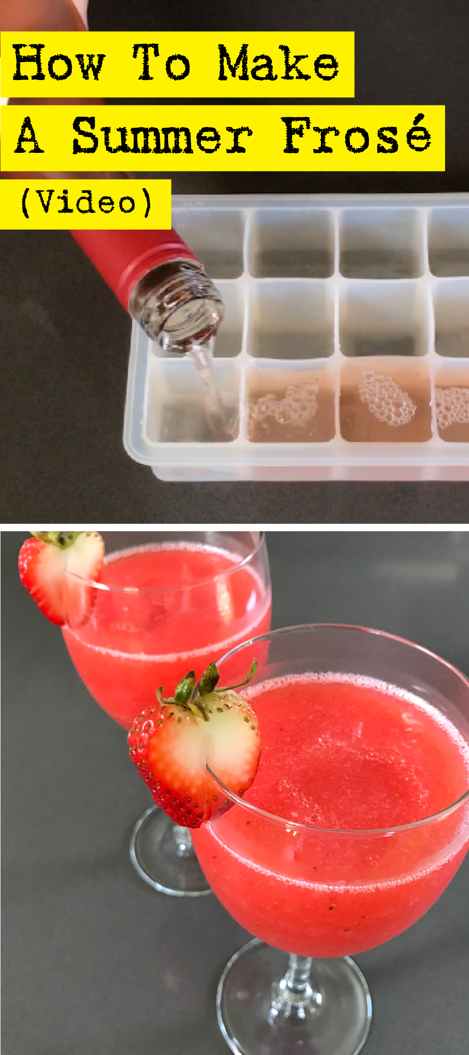 How To Make A Summer Frosé by DIY Presto!