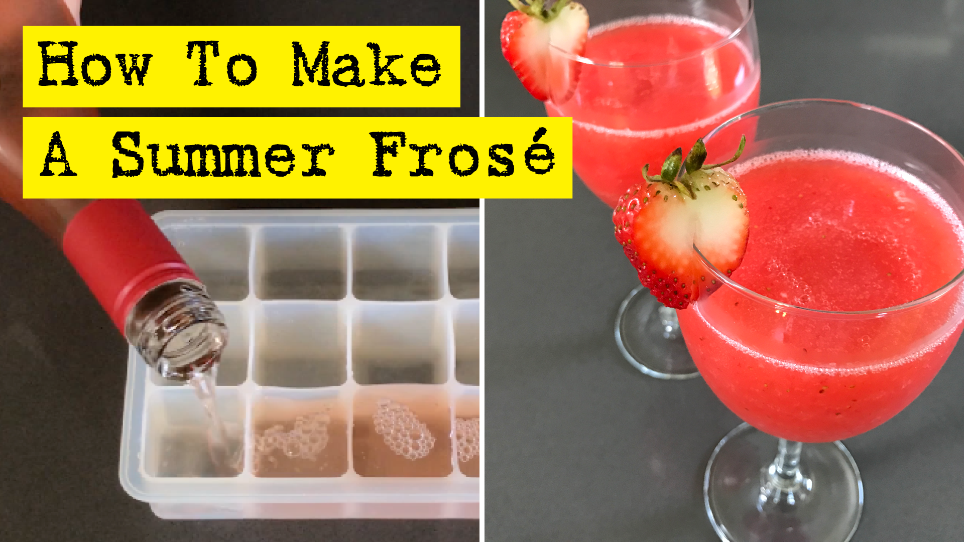 How To Make A Summer Frosé by DIY Presto!