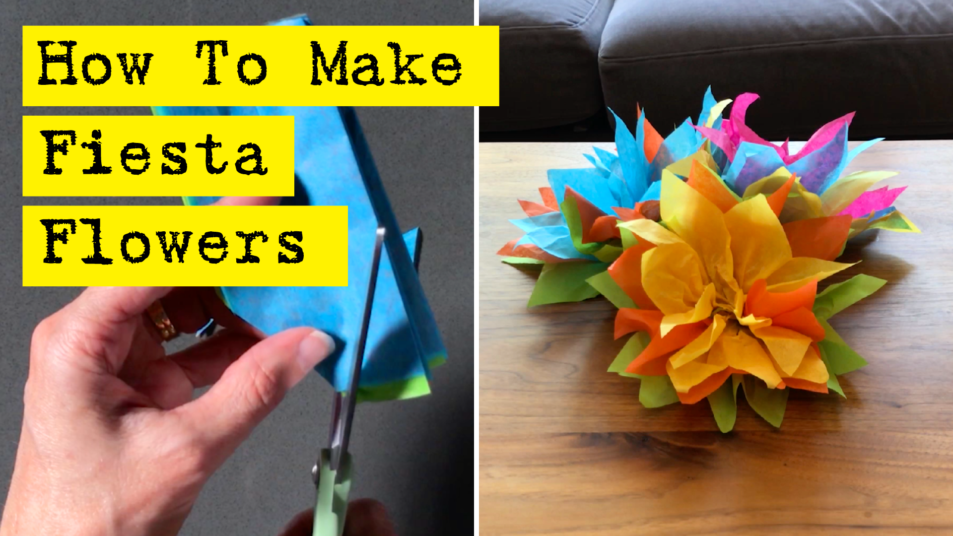 How To Make Fiesta Flowers by DIY Presto!
