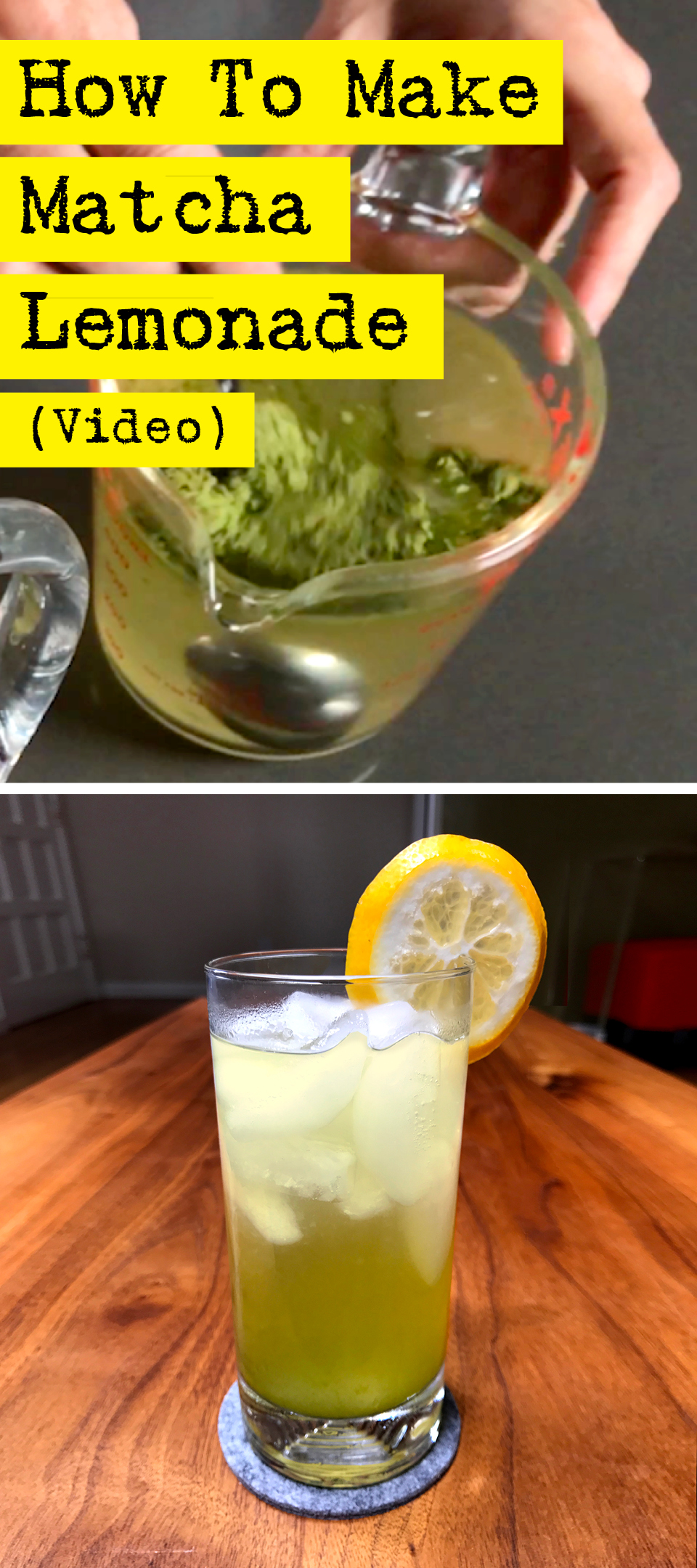 How To Make Matcha Lemonade by DIY Presto!