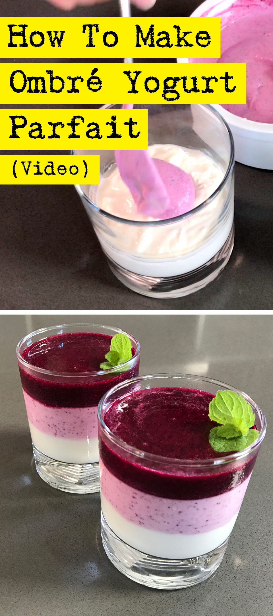 How To Make Ombré Yogurt Parfait - How To Video by DIY Presto!