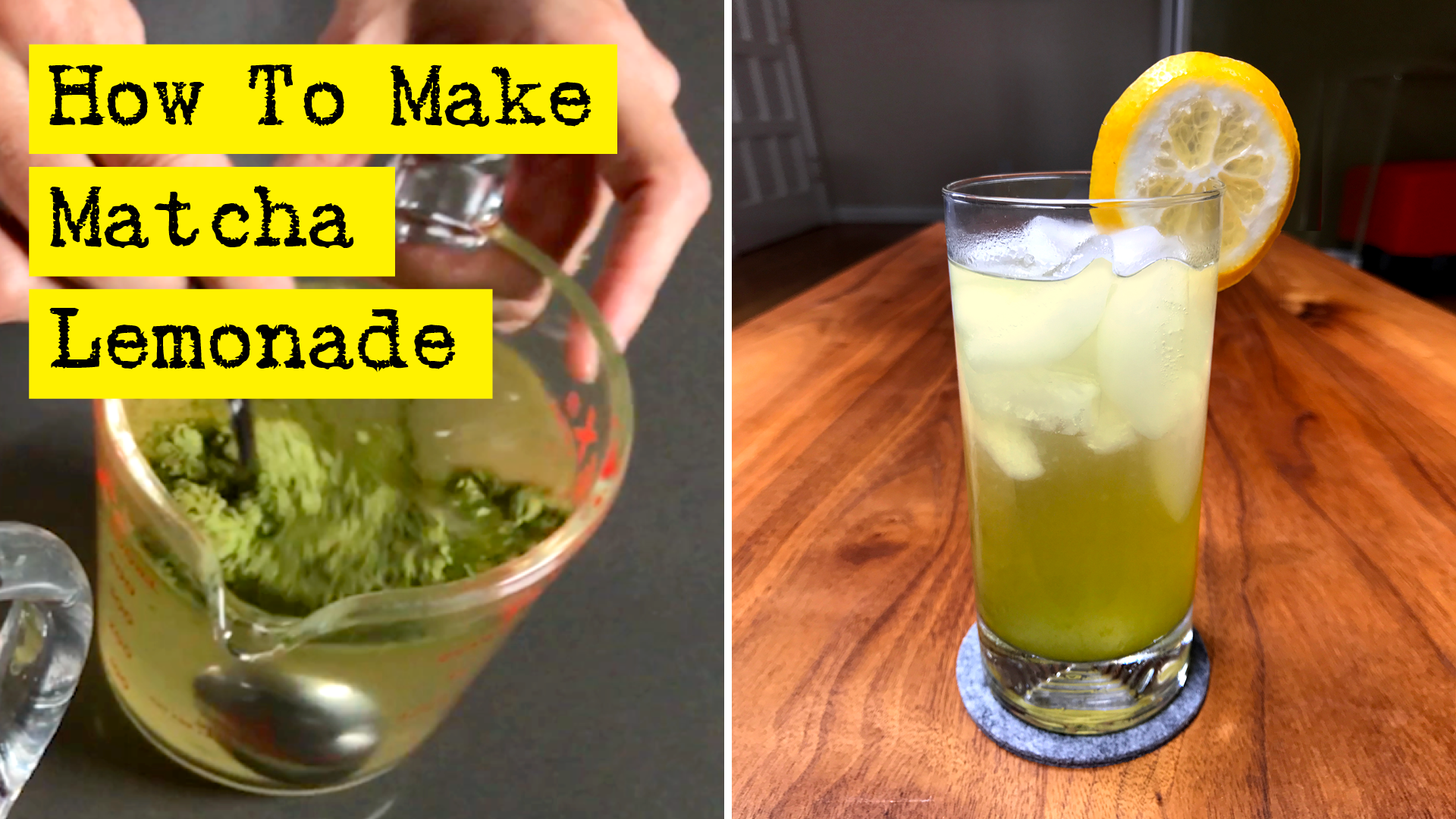 How To Make Matcha Lemonade - by DIY Presto!