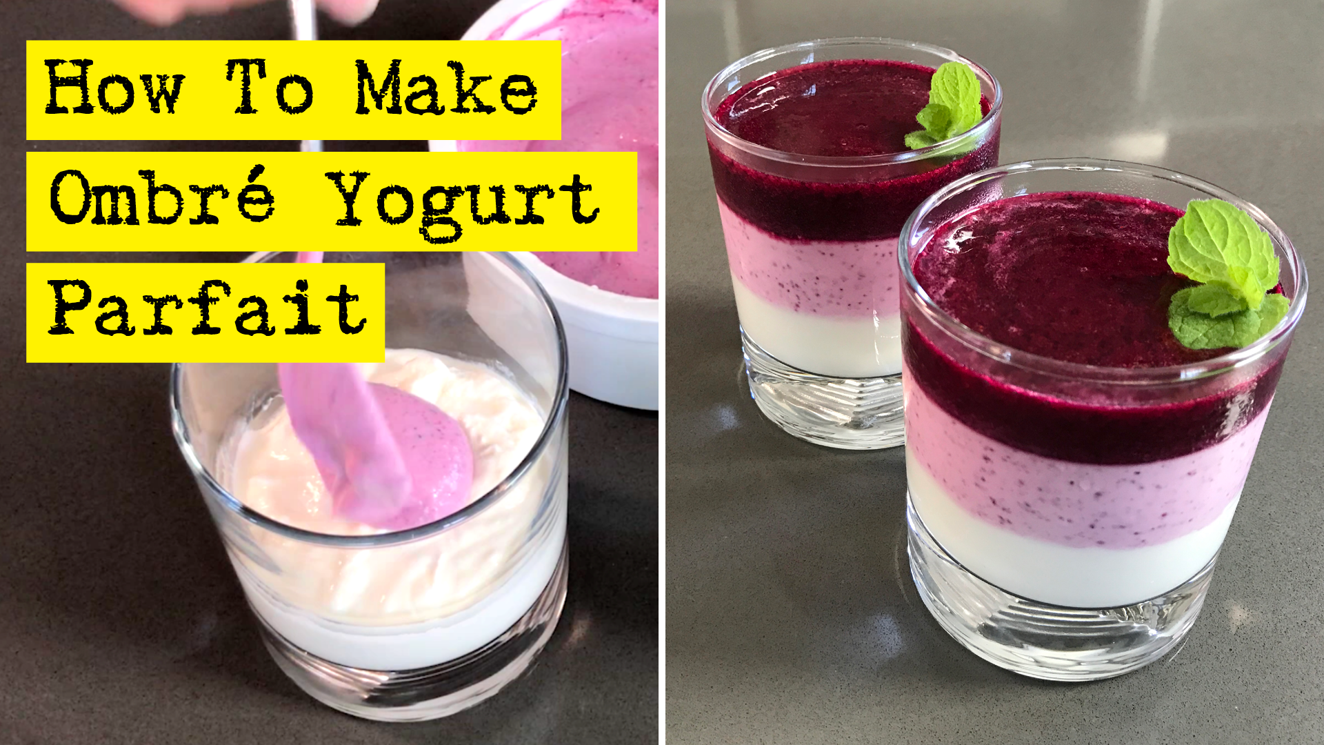How To Make Ombré Yogurt Parfait, by DIY Presto!