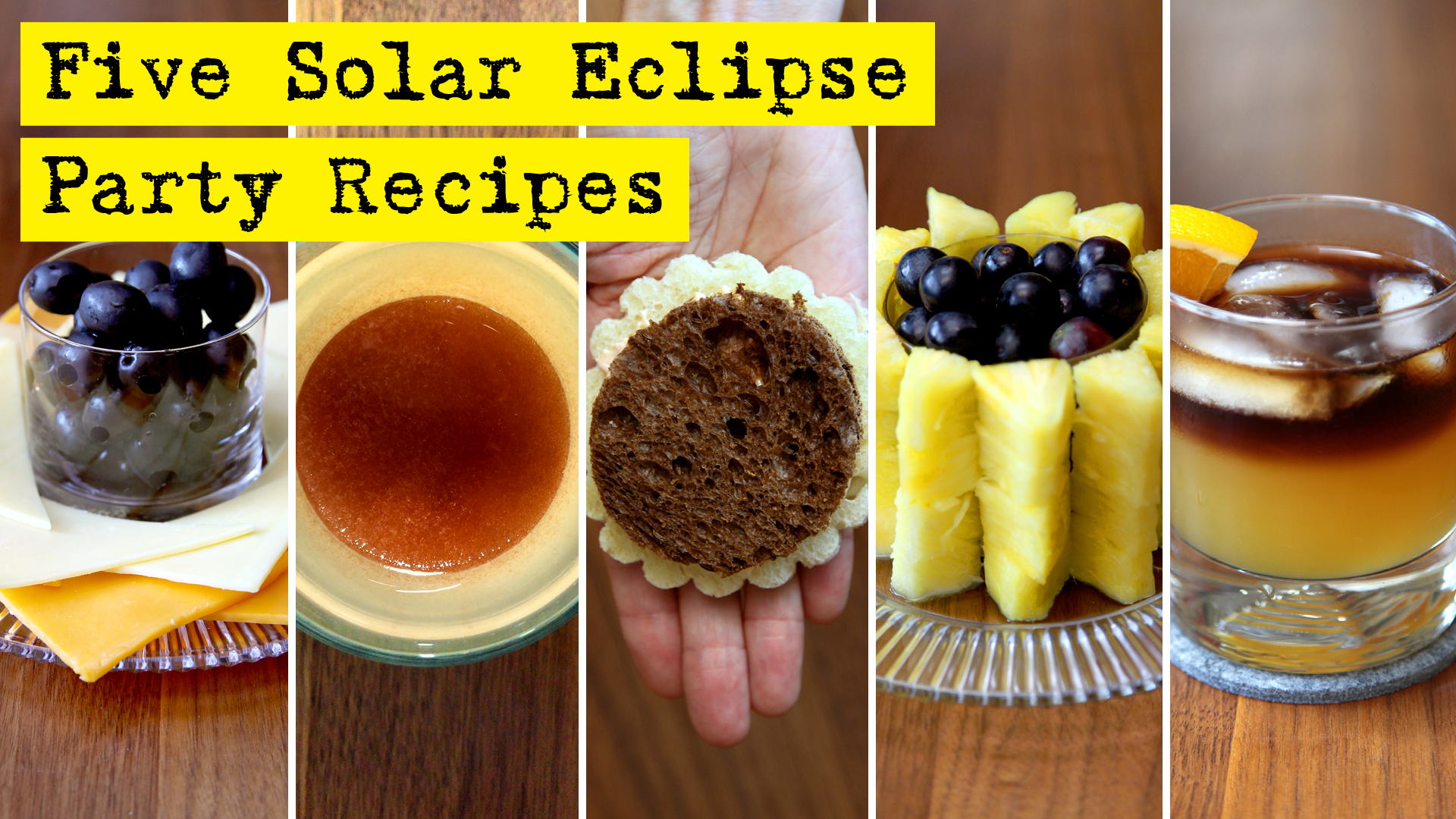 5 Delightful Solar Eclipse Party Recipes