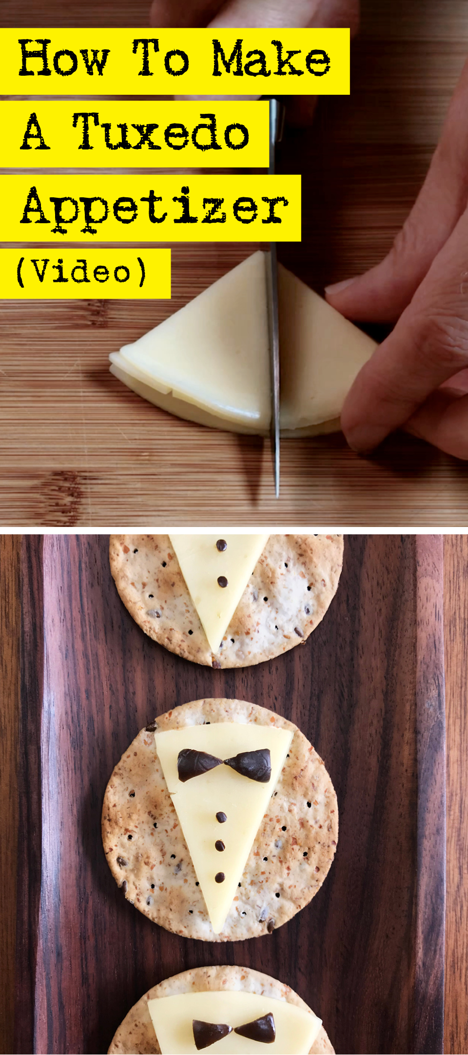 How To Make A Tuxedo Appetizer by DIY Presto!