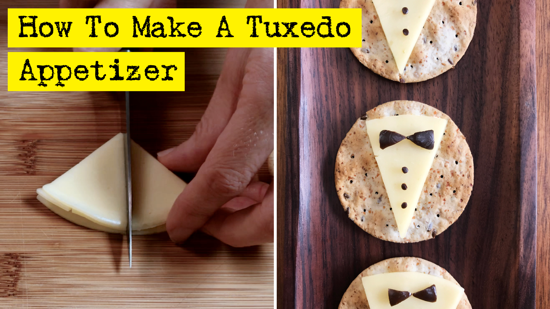 How To Make A Tuxedo Appetizer by DIY Presto!