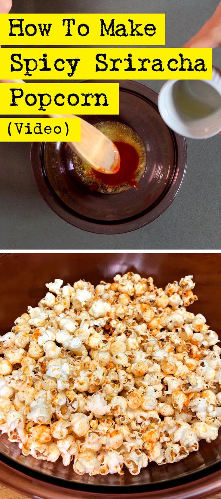 How To Make Spicy Sriracha Popcorn - by DIY Presto!